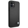 Etui BMW BMHCP12SRCDPK iPhone 12 mini5,4 czarny/black hardcase Leather Deboss